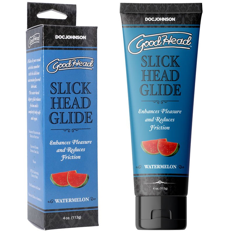 Buy GoodHead Slick Head Glide - Watermelon - Watermelon Flavoured Lubricant - 120 ml Tube at NZ’s Mega Adult Toys Store. Discover premium sex toys with discreet shipping at the best price in NZ