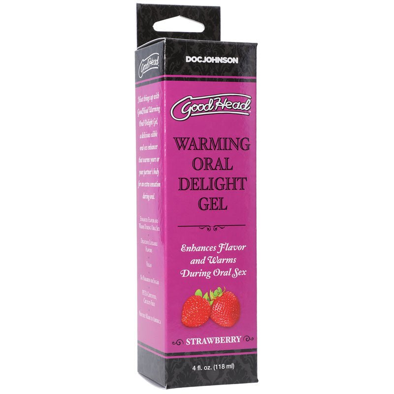 Buy GoodHead Warming Head Oral Delight Gel - Strawberry - Strawberry Flavoured Oral Gel - 120 ml Tube at NZ’s Mega Adult Toys Store. Discover premium sex toys with discreet shipping at the best price in NZ