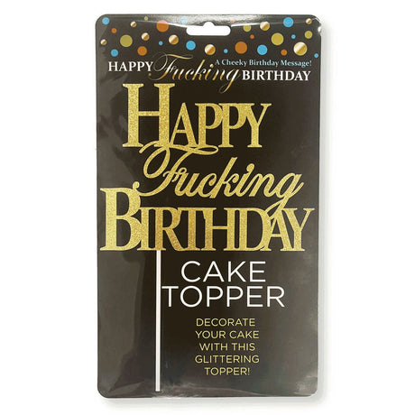 Buy Happy Fucking Birthday Cake Topper - Novelty Cake Topper at NZ’s Mega Adult Toys Store. Discover premium sex toys with discreet shipping at the best price in NZ