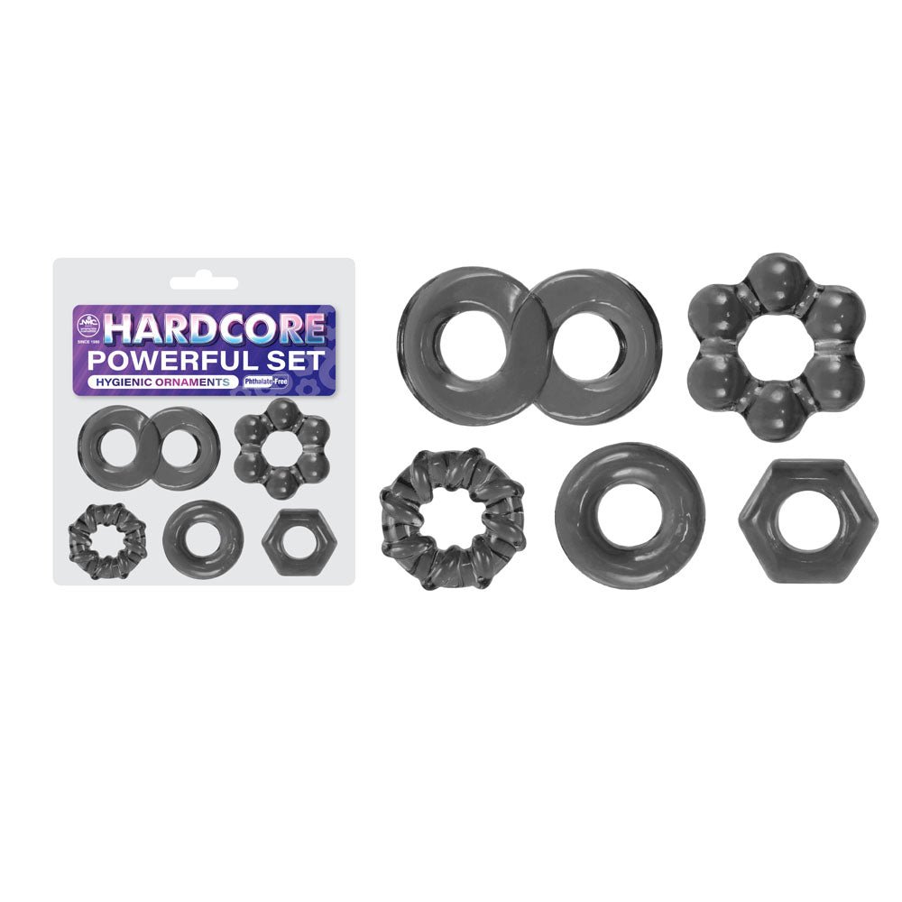 Buy Hardcore Powerful Set Cock Rings - Set of 5 - Smoke Cock Rings - Set of 5 at NZ’s Mega Adult Toys Store. Discover premium sex toys with discreet shipping at the best price in NZ