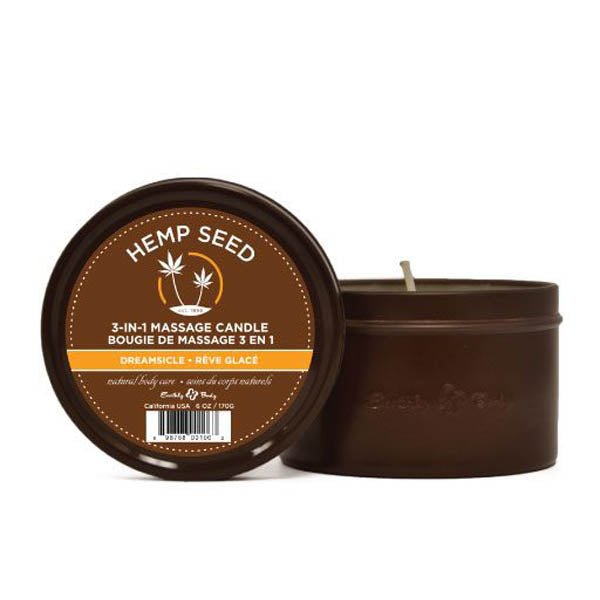 Buy Hemp Seed 3 - In - 1 Massage Candle - Dreamsicle (Tangerine & Plum) - 170 g at NZ’s Mega Adult Toys Store. Discover premium sex toys with discreet shipping at the best price in NZ