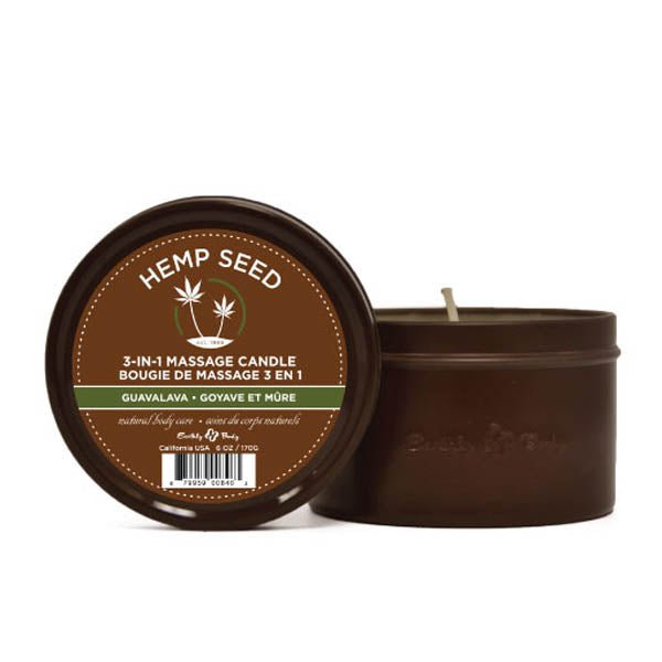 Buy Hemp Seed 3 - In - 1 Massage Candle - Guavalava (Guava & Blackberry) - 170 g at NZ’s Mega Adult Toys Store. Discover premium sex toys with discreet shipping at the best price in NZ