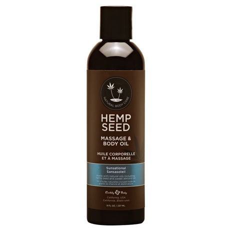 Buy Hemp Seed Massage & Body Oil - Sunsational (Italian Bergamot, Juniper Berries & White Wood) Scented - 237 ml Bottle at NZ’s Mega Adult Toys Store. Discover premium sex toys with discreet shipping at the best price in NZ