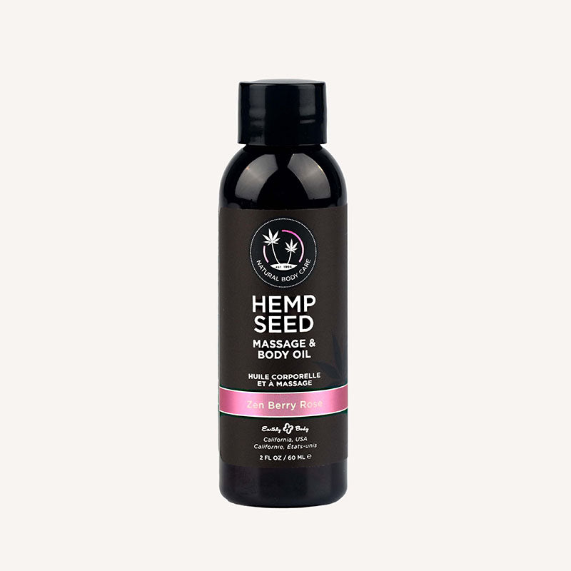 Buy Hemp Seed Massage & Body Oil - Zen Berry Rose (Blackberry, Yellow Rose & Amber) Scented - 59 ml at NZ’s Mega Adult Toys Store. Discover premium sex toys with discreet shipping at the best price in NZ