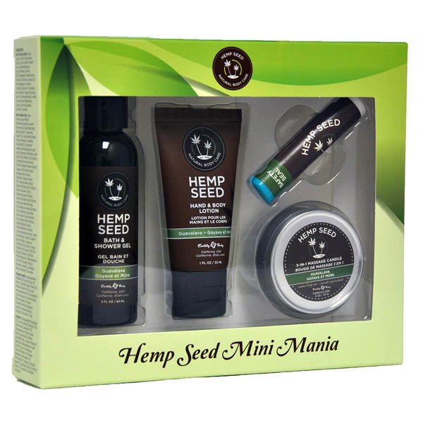 Buy Hemp Seed Mini Mania - Guavalava (Guava & Blackberry) Scented Lotion Kit - 4 Piece Set at NZ’s Mega Adult Toys Store. Discover premium sex toys with discreet shipping at the best price in NZ