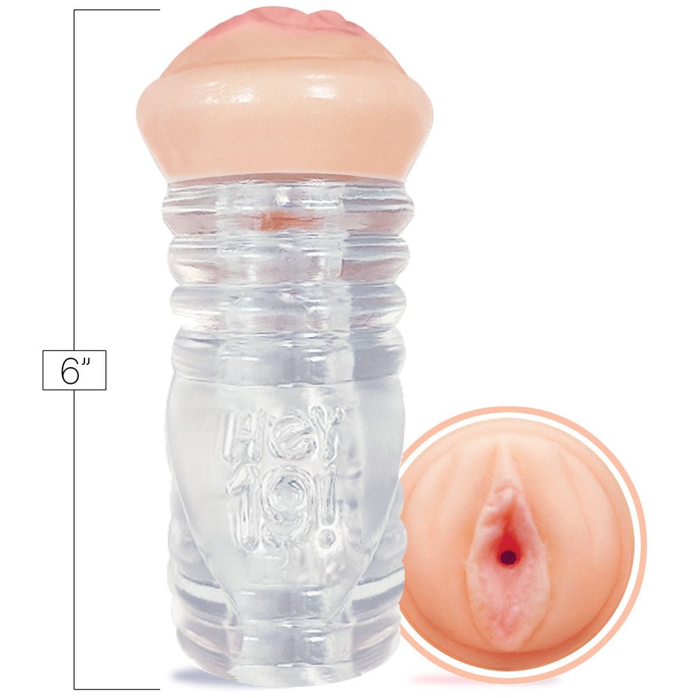 Buy Hey 19! Nadia Styles - Flesh/Clear Teen Vagina Stroker at NZ’s Mega Adult Toys Store. Discover premium sex toys with discreet shipping at the best price in NZ