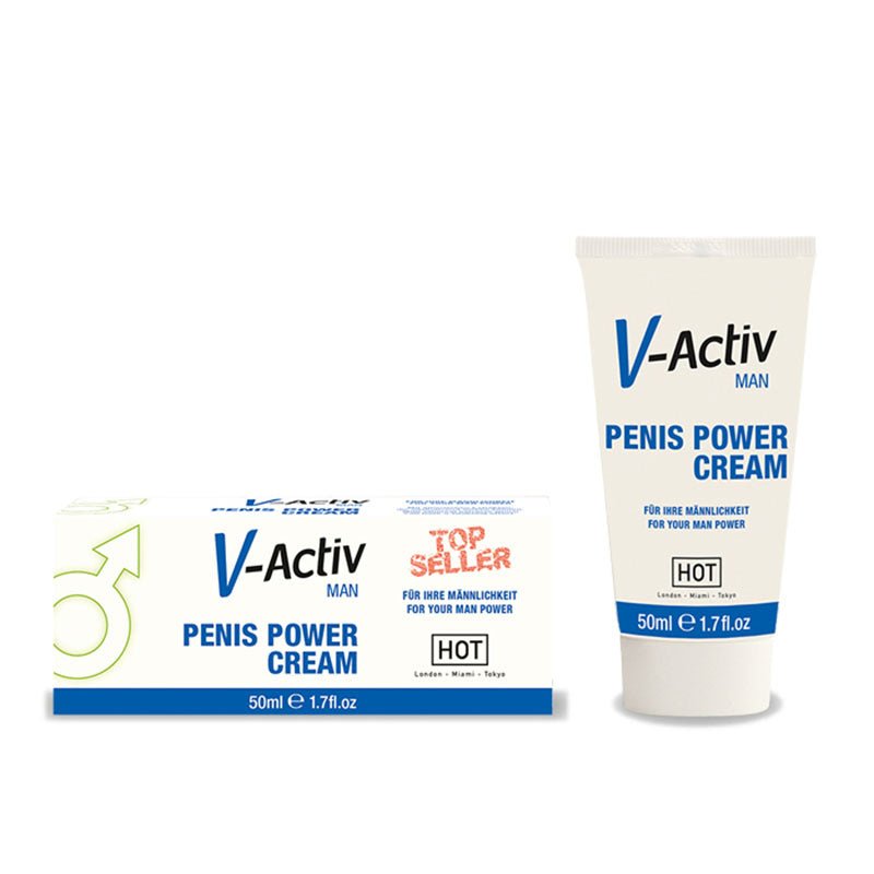 Buy HOT V - activ Penis Power Cream - Enhancer Cream for Men - 50 ml Tube at NZ’s Mega Adult Toys Store. Discover premium sex toys with discreet shipping at the best price in NZ