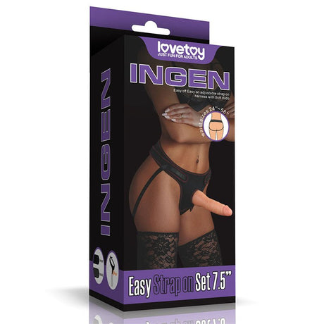 Buy Ingen Easy Strap - On Set - Flesh 19 cm (7.5'') Strap - On at NZ’s Mega Adult Toys Store. Discover premium sex toys with discreet shipping at the best price in NZ