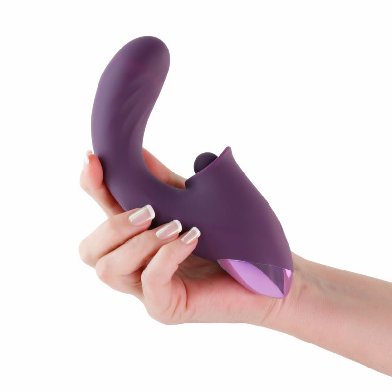 Buy INYA Caprice - Purple - Purple 17.7 cm USB Rechargeable Vibrator with Clitoral Thumper at NZ’s Mega Adult Toys Store. Discover premium sex toys with discreet shipping at the best price in NZ