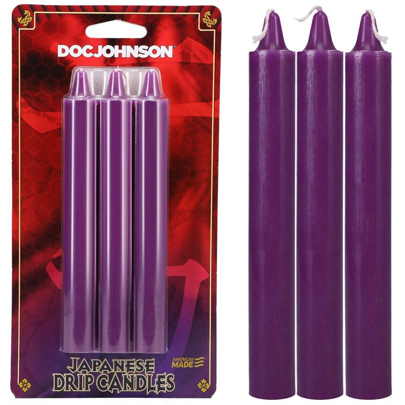 Buy Japanese Drip Candles - Purple - Purple 3 - Pack at NZ’s Mega Adult Toys Store. Discover premium sex toys with discreet shipping at the best price in NZ