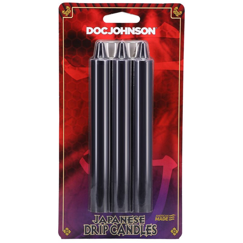 Buy Japanese Drip Candles - Black - Black 3 - Pack at NZ’s Mega Adult Toys Store. Discover premium sex toys with discreet shipping at the best price in NZ