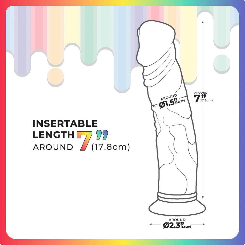 Buy Jellido 18cm Dildo - Clear Coloured 18 cm Dildo at NZ’s Mega Adult Toys Store. Discover premium sex toys with discreet shipping at the best price in NZ