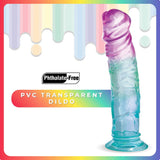 Buy Jellido 18cm Dildo - Clear Coloured 18 cm Dildo at NZ’s Mega Adult Toys Store. Discover premium sex toys with discreet shipping at the best price in NZ