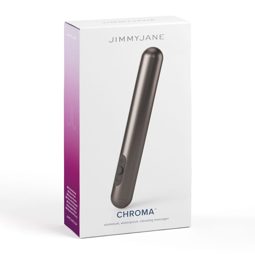 Buy JimmyJane Chroma - Space Grey - Grey 14 cm USB Rechargeable Bullet at NZ’s Mega Adult Toys Store. Discover premium sex toys with discreet shipping at the best price in NZ