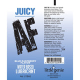 Buy Juicy AF - Blue Raspberry - Blue Raspberry Flavoured Water Based Lubricant - 120 ml Tube at NZ’s Mega Adult Toys Store. Discover premium sex toys with discreet shipping at the best price in NZ