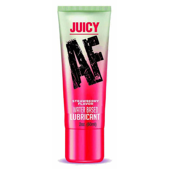 Buy Juicy AF - Strawberry - Strawberry Flavoured Water Based Lubricant - 60 ml Tube at NZ’s Mega Adult Toys Store. Discover premium sex toys with discreet shipping at the best price in NZ