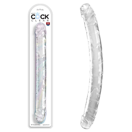 Buy King Cock 18 Inch Double Dildo - Clear 45.7 cm Double Dong at NZ’s Mega Adult Toys Store. Discover premium sex toys with discreet shipping at the best price in NZ