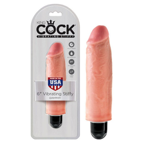 Buy King Cock 6'' Vibrating Stiffy - Flesh 15.2 cm Vibrating Dong at NZ’s Mega Adult Toys Store. Discover premium sex toys with discreet shipping at the best price in NZ