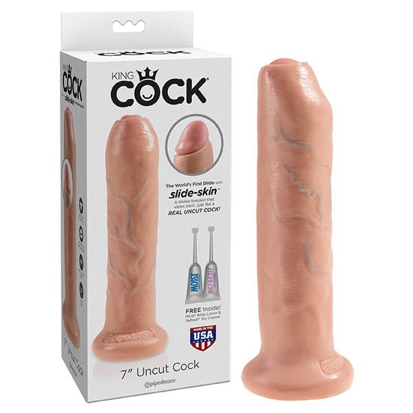 Buy King Cock 7'' Uncut - Flesh 17.8 cm Dong at NZ’s Mega Adult Toys Store. Discover premium sex toys with discreet shipping at the best price in NZ