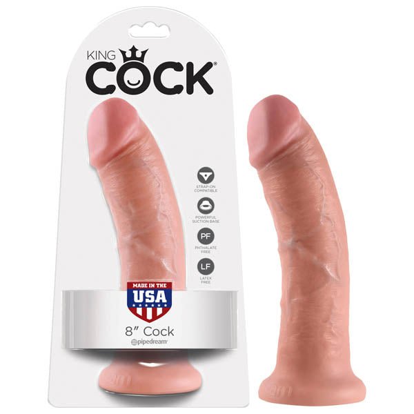 Buy King Cock 8'' Cock - Flesh 20.3 cm (8'') Dong at NZ’s Mega Adult Toys Store. Discover premium sex toys with discreet shipping at the best price in NZ