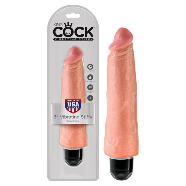 Buy King Cock 8'' Vibrating Stiffy - Flesh 20.3 cm Vibrating Dong at NZ’s Mega Adult Toys Store. Discover premium sex toys with discreet shipping at the best price in NZ