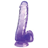 Buy King Cock Clear 6'' Cock with Balls - Purple - Purple 15.2 cm Dong at NZ’s Mega Adult Toys Store. Discover premium sex toys with discreet shipping at the best price in NZ