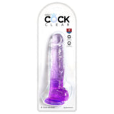 Buy King Cock Clear 8'' Cock with Balls - Purple - Purple 20.3 cm Dong at NZ’s Mega Adult Toys Store. Discover premium sex toys with discreet shipping at the best price in NZ