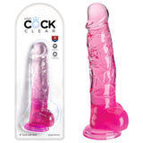 Buy King Cock Clear 8'' Cock with Balls - Pink - Pink 20.3 cm Dong at NZ’s Mega Adult Toys Store. Discover premium sex toys with discreet shipping at the best price in NZ