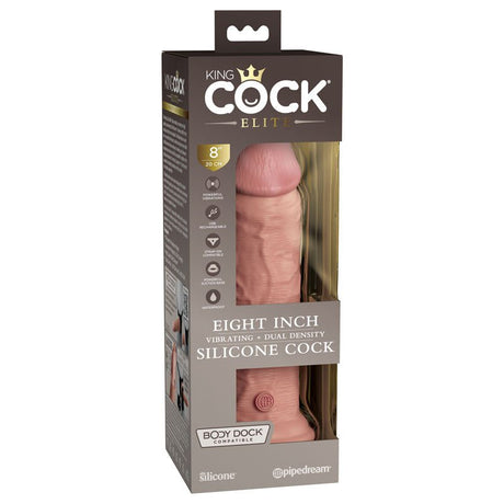 Buy King Cock Elite 8'' Vibrating Dual Density Cock - Flesh - Flesh 20.3 cm USB Rechargeable Vibrating Dong at NZ’s Mega Adult Toys Store. Discover premium sex toys with discreet shipping at the best price in NZ