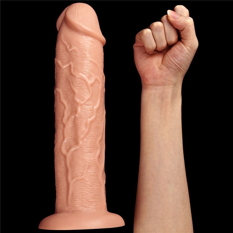 Buy King Size 11'' Realistic Dildo - Flesh 28 cm Dong at NZ’s Mega Adult Toys Store. Discover premium sex toys with discreet shipping at the best price in NZ