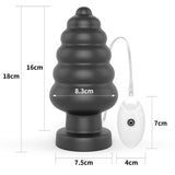 Buy King Sized 7'' Vibrating Anal Cracker - Black 17.8 cm XL Vibrating Butt Plug at NZ’s Mega Adult Toys Store. Discover premium sex toys with discreet shipping at the best price in NZ