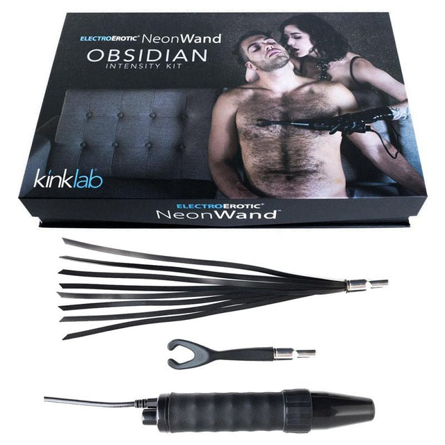 Buy KinkLab Obsidian Neon Wand Intensity Kit - E - Stim Kit - 3 Piece Set at NZ’s Mega Adult Toys Store. Discover premium sex toys with discreet shipping at the best price in NZ