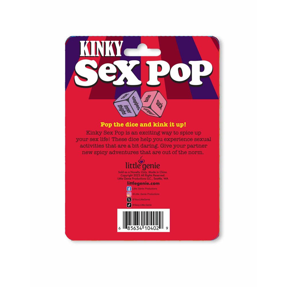 Buy Kinky Sex Pop - Popping Dice Game at NZ’s Mega Adult Toys Store. Discover premium sex toys with discreet shipping at the best price in NZ