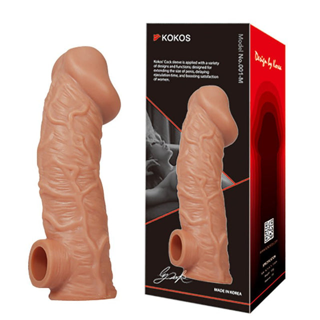 Buy Kokos Cock Sleeve 001 - Flesh Penis Extension Sleeve - Large Size at NZ’s Mega Adult Toys Store. Discover premium sex toys with discreet shipping at the best price in NZ