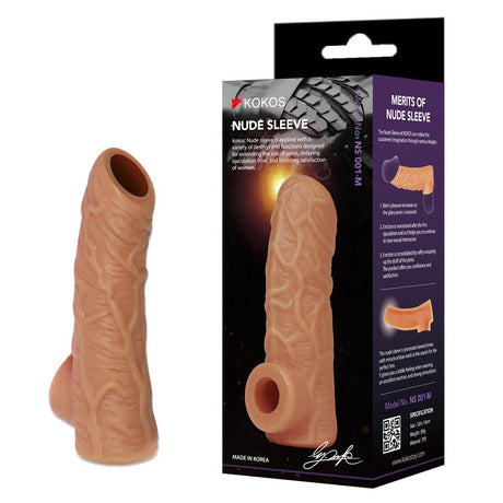 Buy Kokos Nude Sleeve 1 - Flesh Penis Extension Sleeve at NZ’s Mega Adult Toys Store. Discover premium sex toys with discreet shipping at the best price in NZ