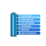 Buy Kool Vibes - Rechargeable Mini Bullet - Blueberry - Blueberry 6.4 cm USB Rechargeable Bullet at NZ’s Mega Adult Toys Store. Discover premium sex toys with discreet shipping at the best price in NZ