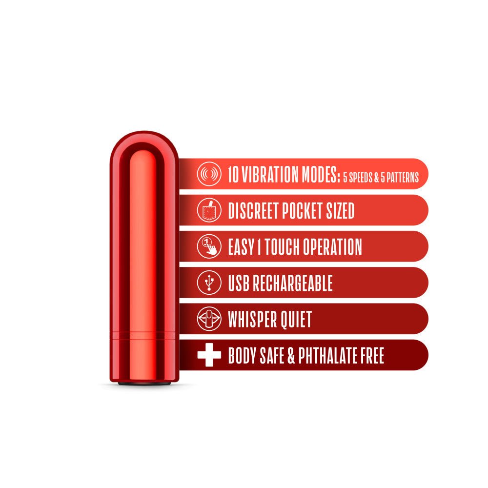 Buy Kool Vibes - Rechargeable Mini Bullet - Cherry - Red 6.4 cm USB Rechargeable Bullet at NZ’s Mega Adult Toys Store. Discover premium sex toys with discreet shipping at the best price in NZ