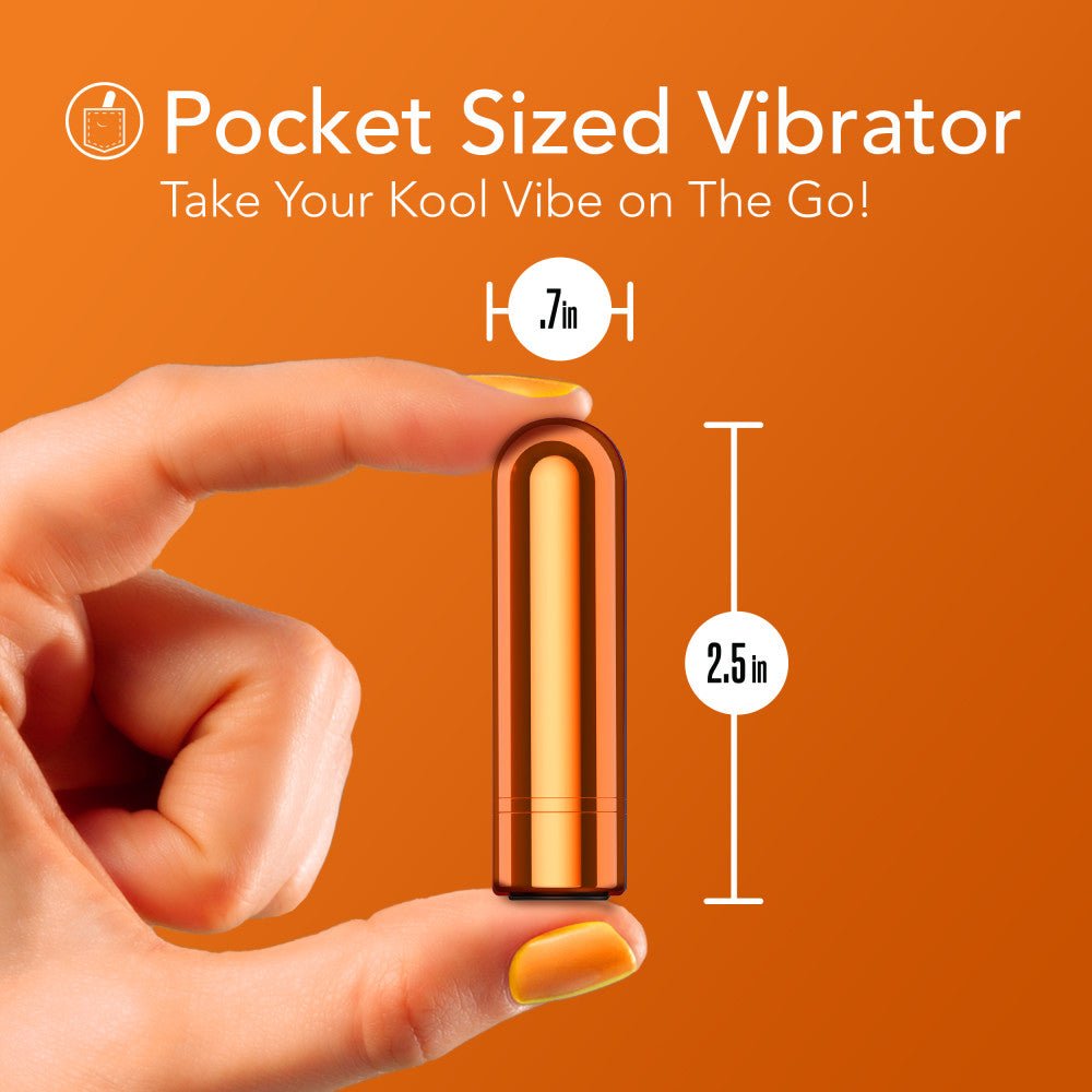 Buy Kool Vibes - Rechargeable Mini Bullet - Tangerine - Orange 6.4 cm USB Rechargeable Bullet at NZ’s Mega Adult Toys Store. Discover premium sex toys with discreet shipping at the best price in NZ