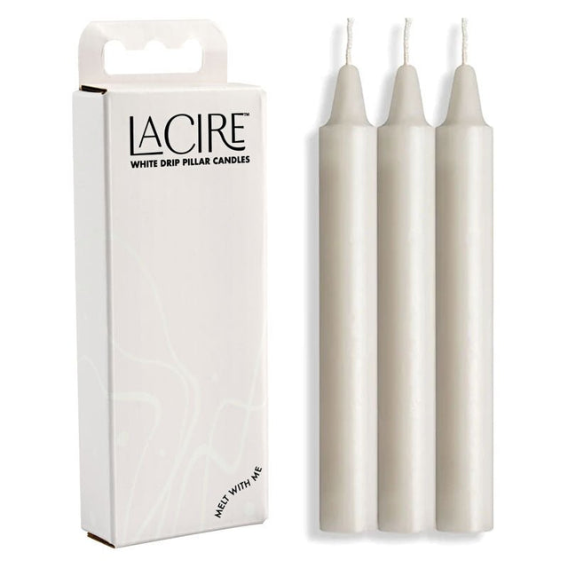 Buy LaCire Drip Pillar Candles - White - White Drip Candles - Set of 3 at NZ’s Mega Adult Toys Store. Discover premium sex toys with discreet shipping at the best price in NZ