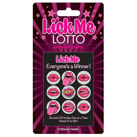 Buy Lick Me Lotto - Naughty Scratcher at NZ’s Mega Adult Toys Store. Discover premium sex toys with discreet shipping at the best price in NZ