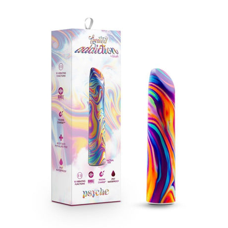 Buy Limited Addiction Psyche - Power Vibe - Rainbow 10.2 cm USB Rechargeable Bulet at NZ’s Mega Adult Toys Store. Discover premium sex toys with discreet shipping at the best price in NZ