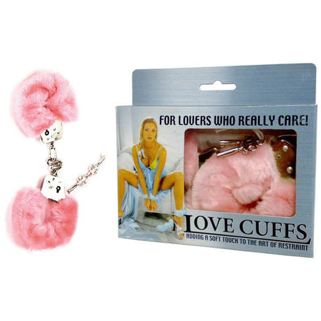 Buy Love Cuffs - Pink Fluffy Hand Cuffs at NZ’s Mega Adult Toys Store. Discover premium sex toys with discreet shipping at the best price in NZ