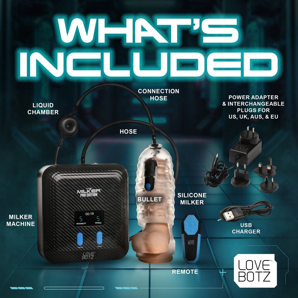 Buy LoveBotz The Milker Stamina - Mains Powered Milking Masturbator at NZ’s Mega Adult Toys Store. Discover premium sex toys with discreet shipping at the best price in NZ