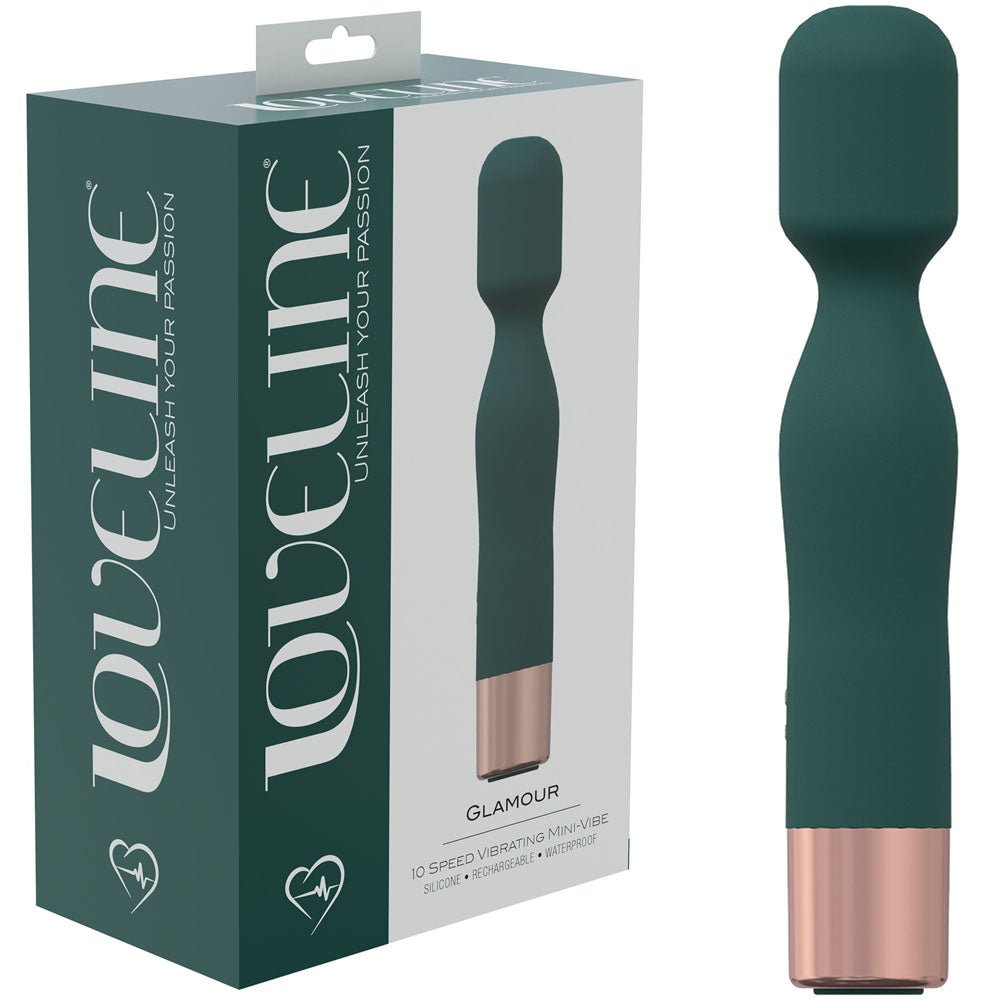 Buy LOVELINE Glamour - Green - Green 14.4 cm USB Rechargeable Massage Wand at NZ’s Mega Adult Toys Store. Discover premium sex toys with discreet shipping at the best price in NZ