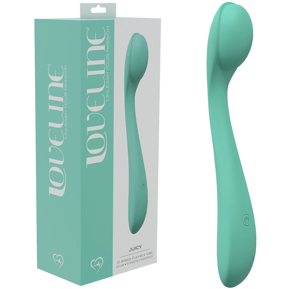 Buy LOVELINE Juicy - Green - GReen 21.5 cm USB Rechargeable Vibrator at NZ’s Mega Adult Toys Store. Discover premium sex toys with discreet shipping at the best price in NZ