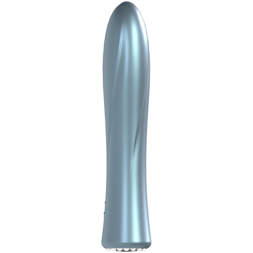 Buy LOVELINE La Perla II - Blue - Pearlescent Blue 19.2 cm USB Rechargeable Vibrator at NZ’s Mega Adult Toys Store. Discover premium sex toys with discreet shipping at the best price in NZ