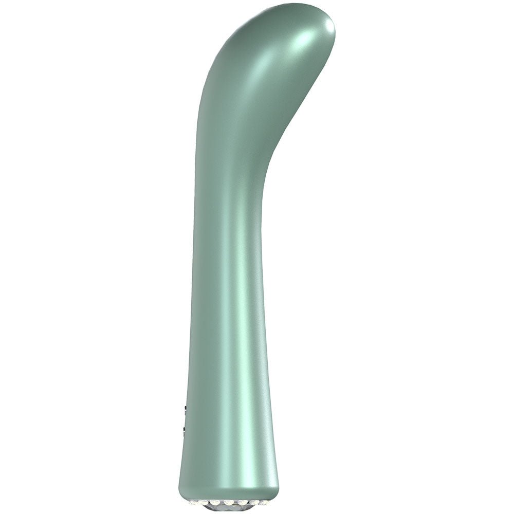 Buy LOVELINE La Perla III - Green - Pearlescent Green 19.2 cm USB Rechargeable Vibrator at NZ’s Mega Adult Toys Store. Discover premium sex toys with discreet shipping at the best price in NZ