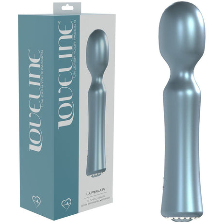 Buy LOVELINE La Perla IV - Blue - Pearlescent Blue 19.2 cm USB Rechargeable Massage Wand at NZ’s Mega Adult Toys Store. Discover premium sex toys with discreet shipping at the best price in NZ