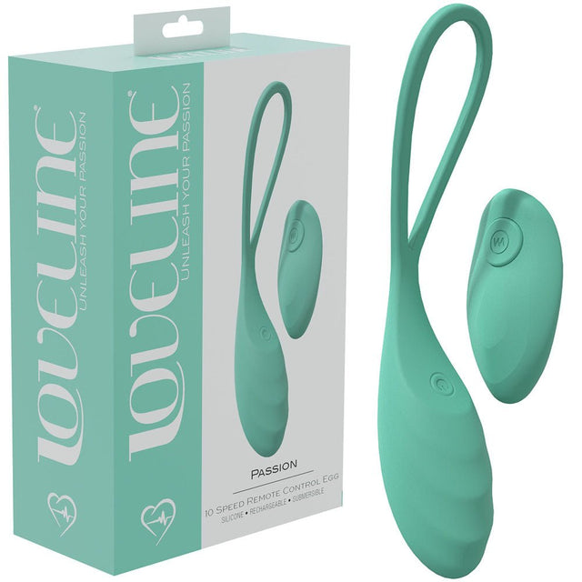 Buy LOVELINE Passion - Green - Green USB Rechargeable Vibrating Egg with Wireless Remote at NZ’s Mega Adult Toys Store. Discover premium sex toys with discreet shipping at the best price in NZ