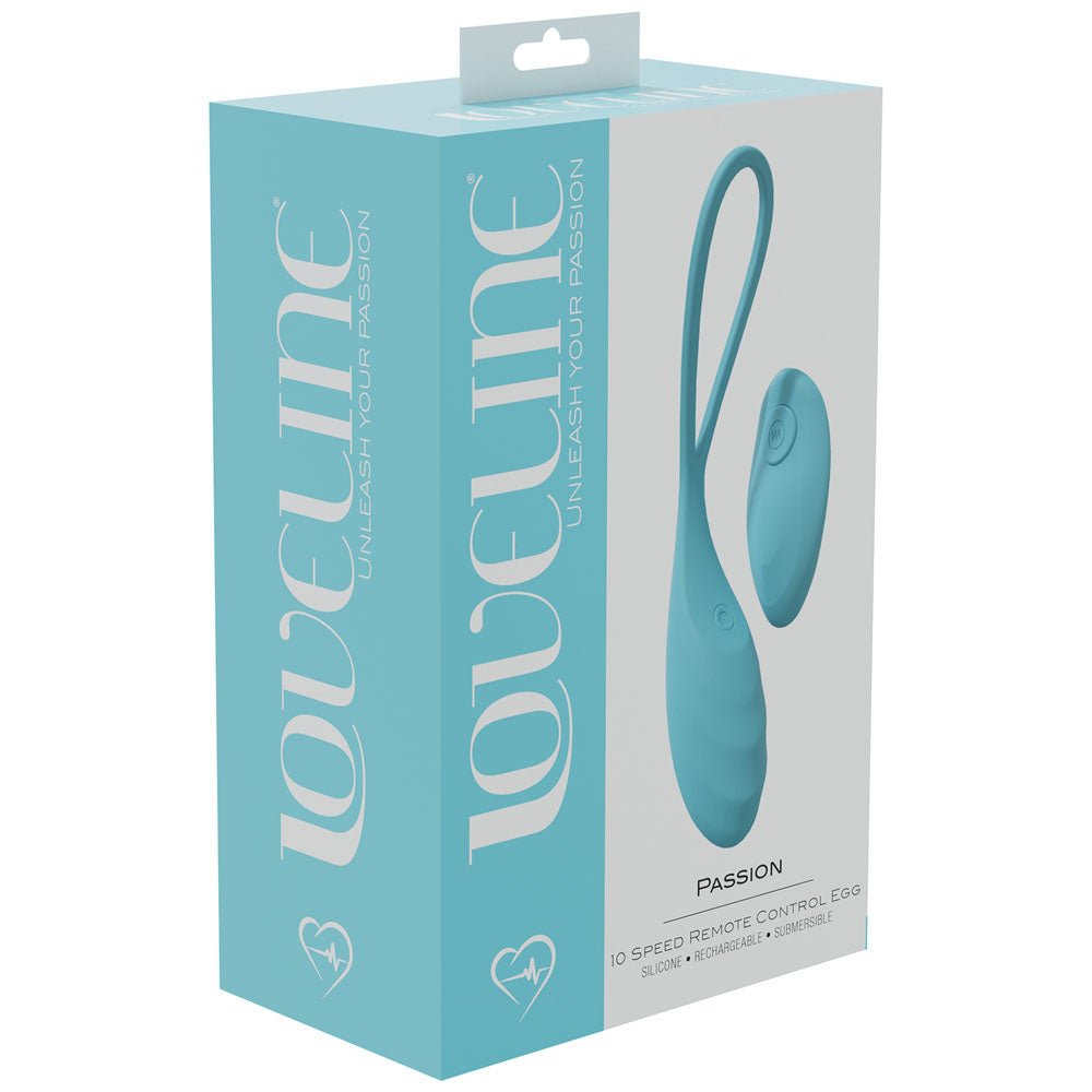 Buy LOVELINE Passion - Blue - Blue USB Rechargeable Vibrating Egg with Wireless Remote at NZ’s Mega Adult Toys Store. Discover premium sex toys with discreet shipping at the best price in NZ